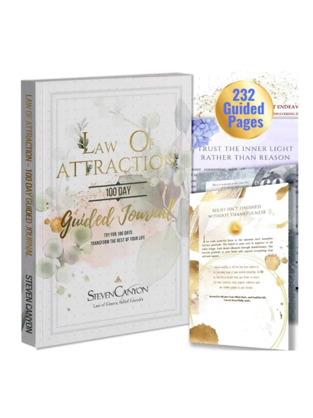Law of Attraction 100-Day Guided Journal - Premium Quality, Full Color